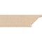 Ekena Millwork 6in. W x 6in. H x 20in. L Burlington Woodgrain TimberThane Rafter Tail, Primed Tan RFTUR06X06X20BURRCPR - alternate 3